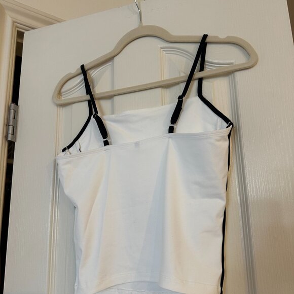 White camisole with black lining - Small - Picture 4 of 5